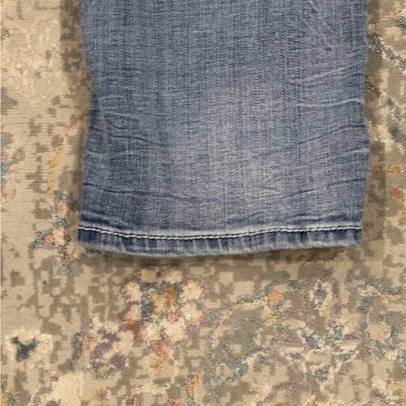 BKE Buckle Nolan Straight Leg 5 Pocket Jeans Mens 34L  Stretch Denim Faded - Picture 12 of 15